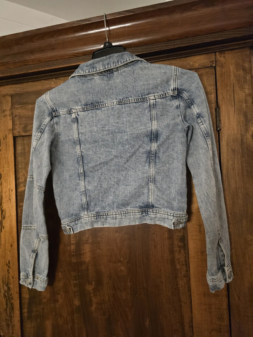 O Free People Womens Light Blue Denim Jacket Size Small